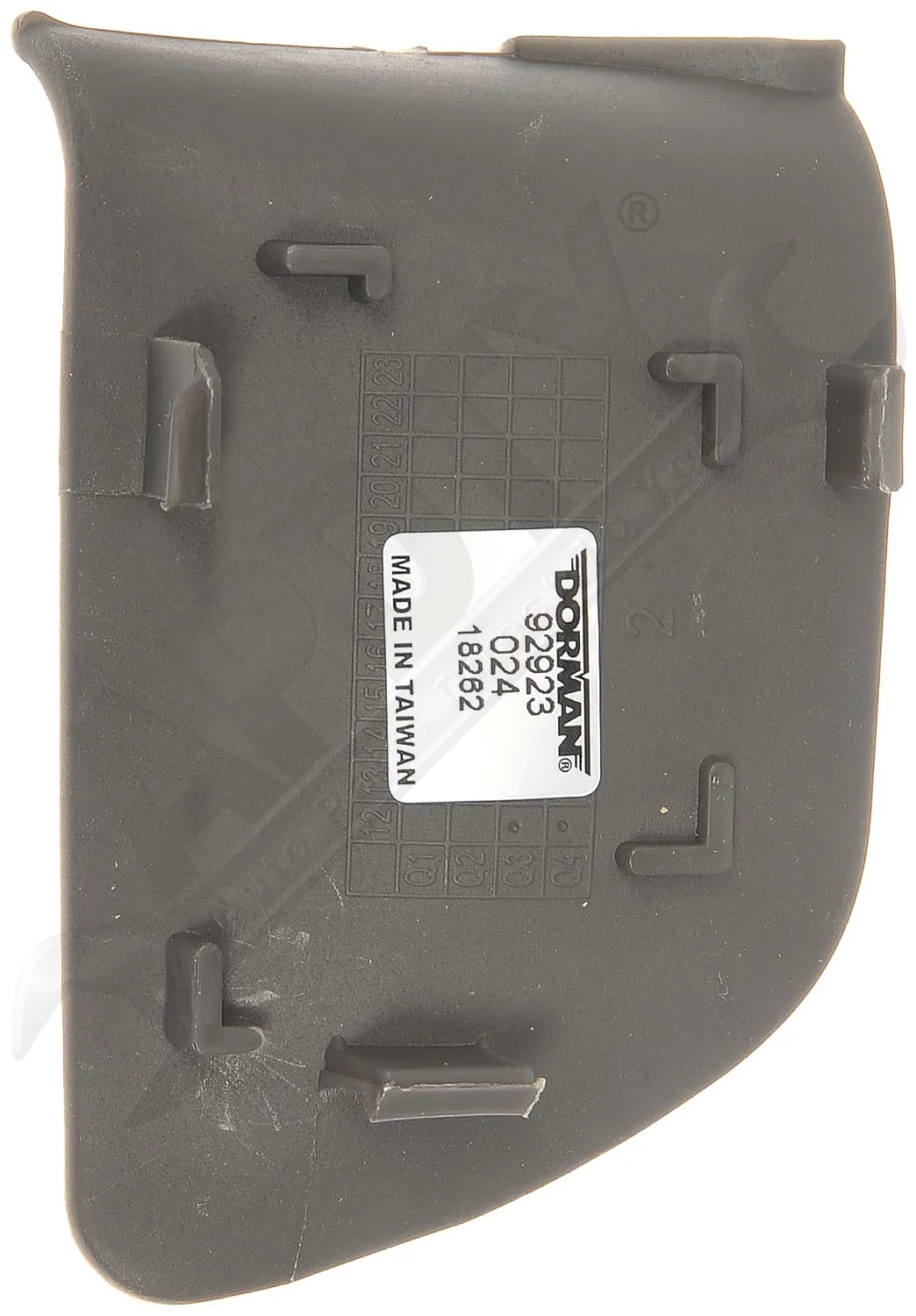 APDTY 138619 Interior Door Handle Front And Rear Left Gray Plug
