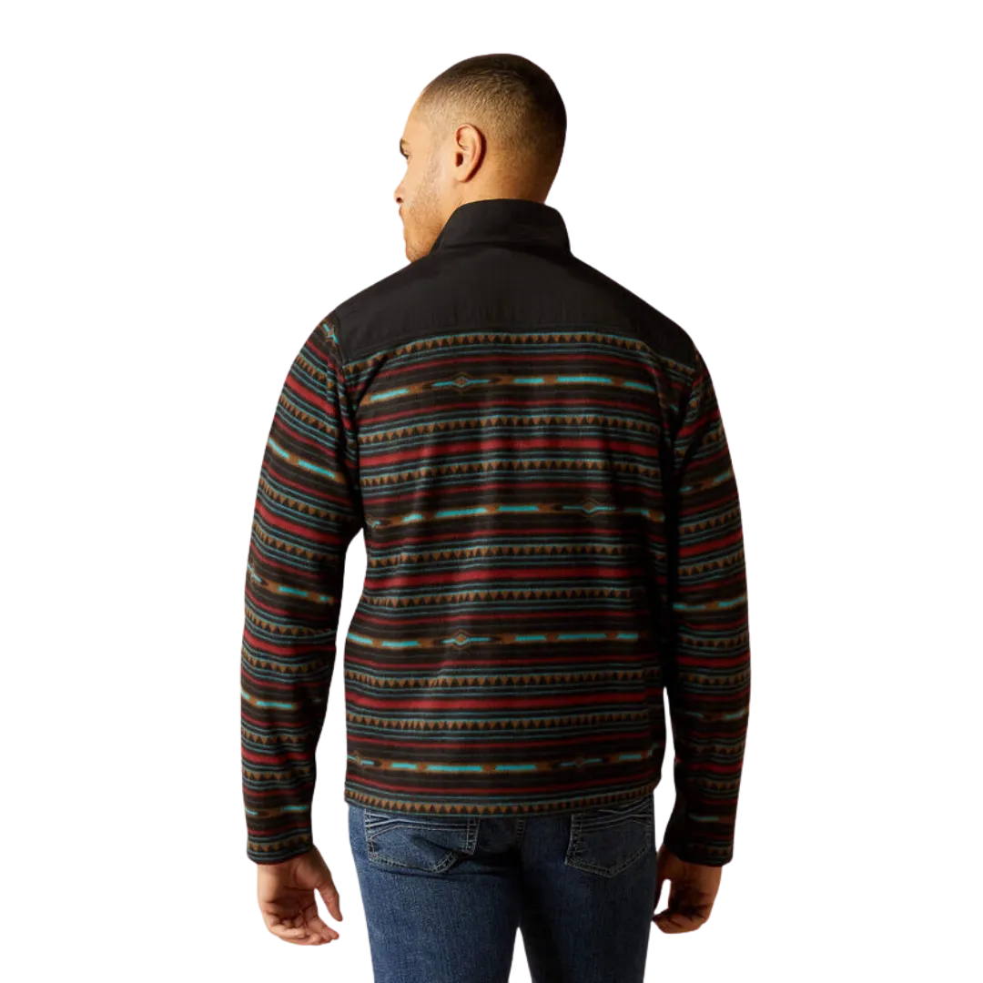Ariat Men's Basis 2.0 Zip Black Southwest Sweatshirt