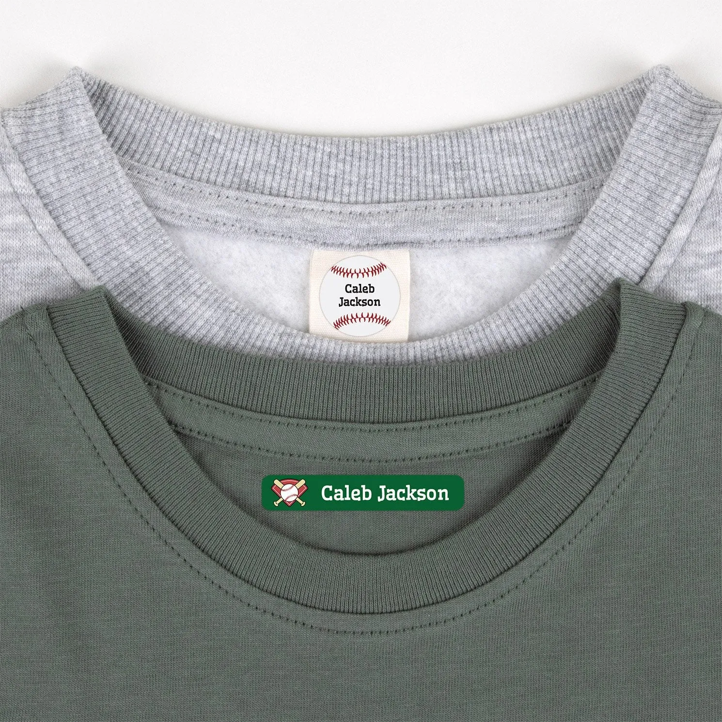 Baseball Camp Clothing Labels Pack