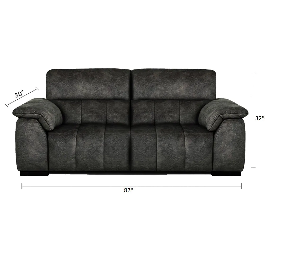 Casanoy 3 Seater Fabric Sofa for Living Room
