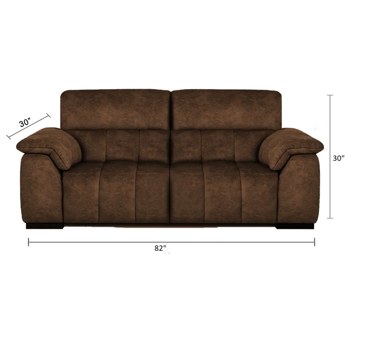 Casanoy 3 Seater Fabric Sofa for Living Room