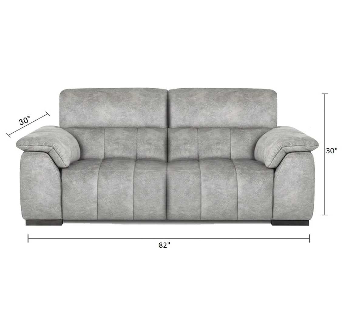 Casanoy 3 Seater Fabric Sofa for Living Room