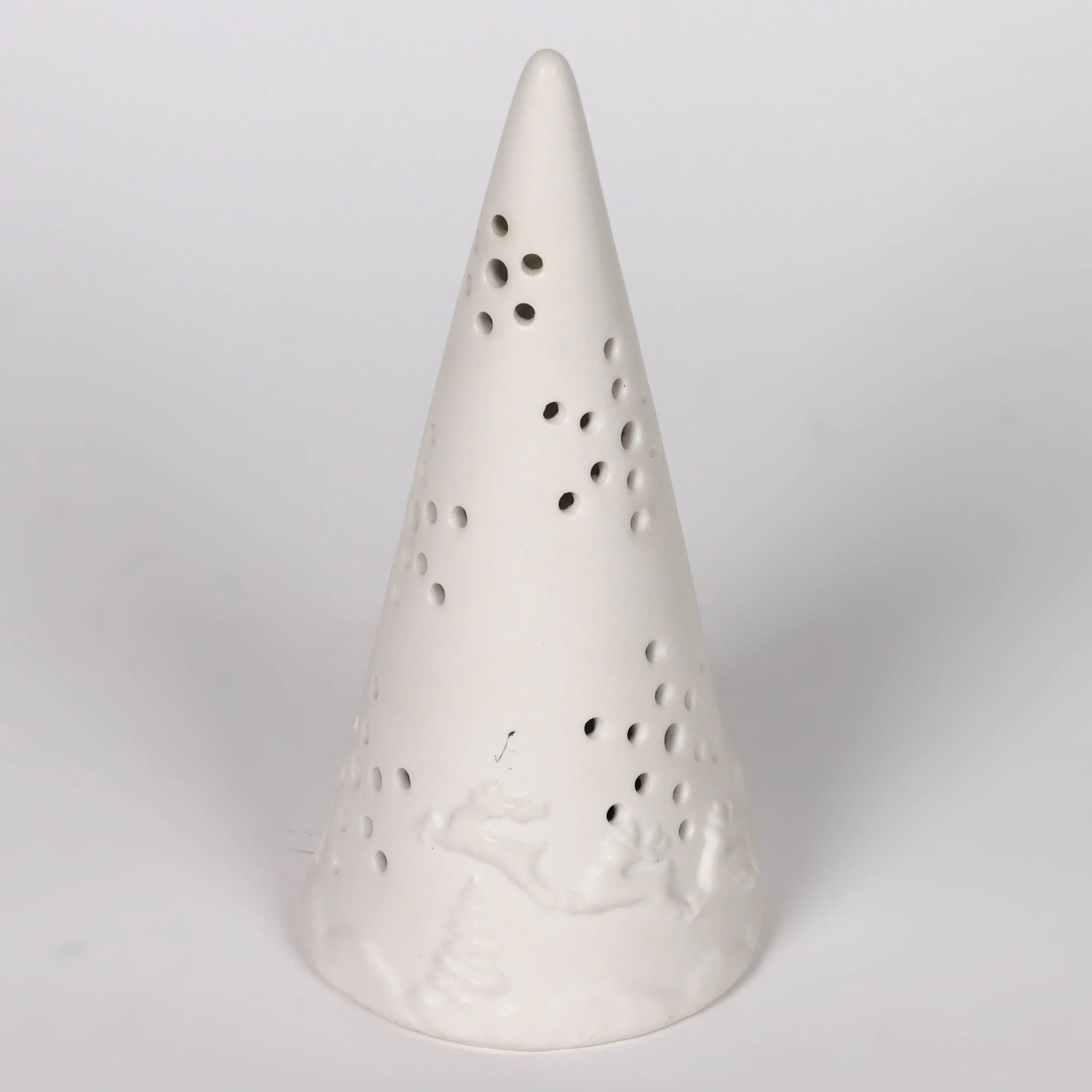 Ceramic white Christmas tree tabletop