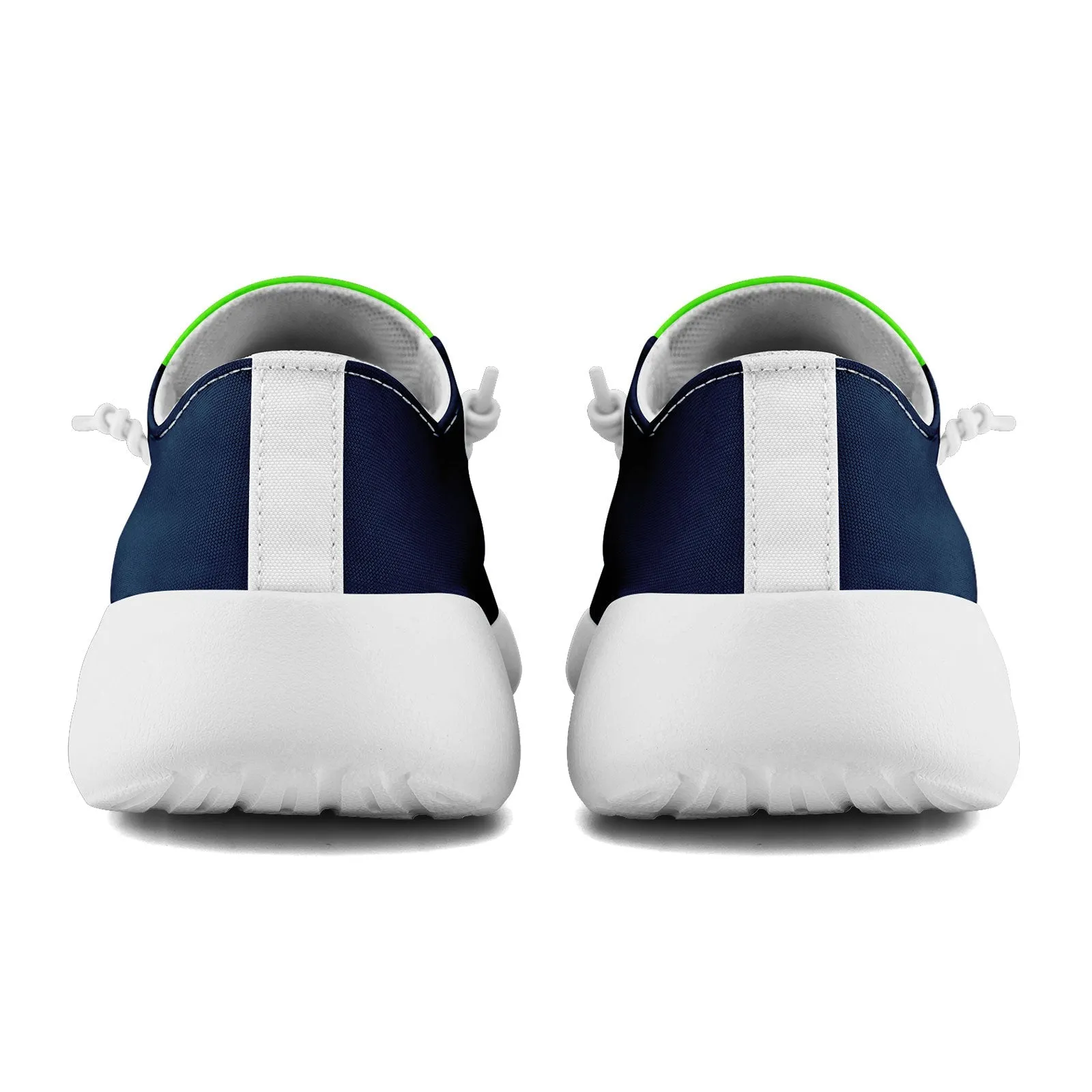 Custom Blue Green Seattle Jacket and Sports Shoes Combo Offer Personalized Combo ZH-D020294-27