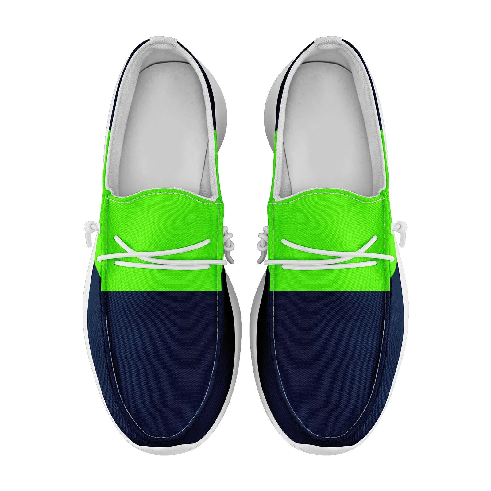Custom Blue Green Seattle Jacket and Sports Shoes Combo Offer Personalized Combo ZH-D020294-27