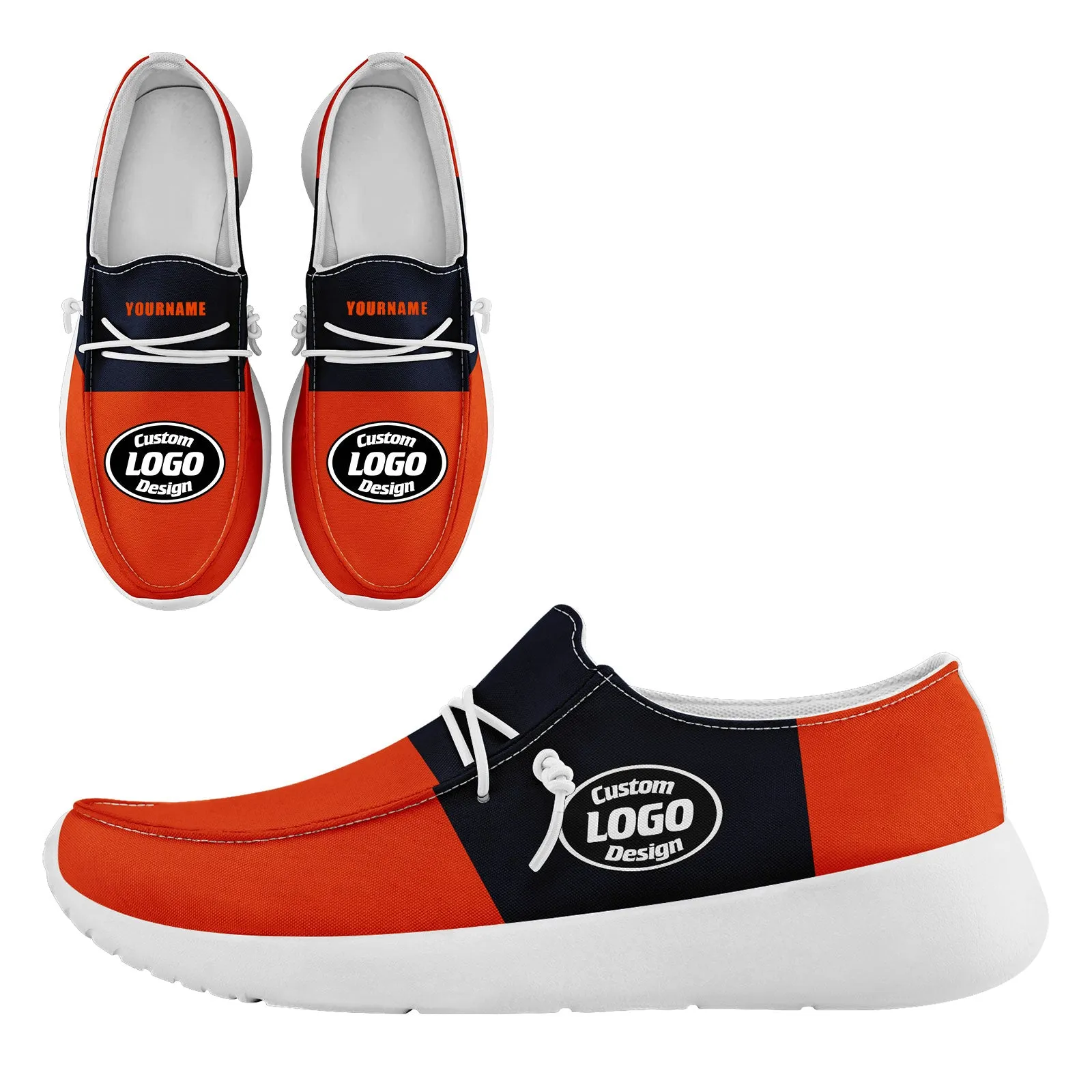 Custom Blue Orange Chicago Jacket and Sports Shoes Combo Offer Personalized Combo ZH-D020294-7