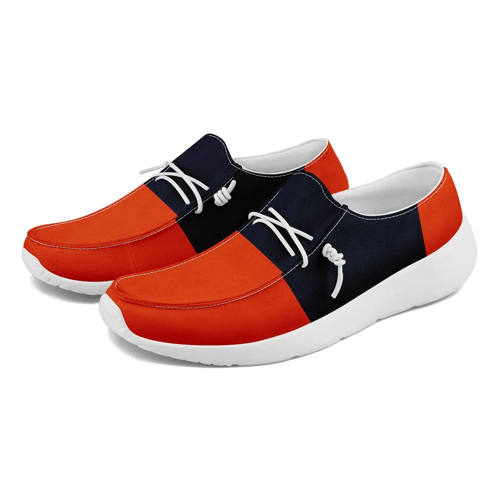 Custom Blue Orange Chicago Jacket and Sports Shoes Combo Offer Personalized Combo ZH-D020294-7