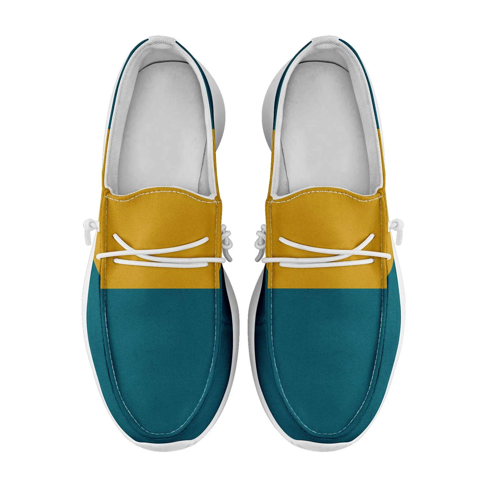 Custom Green Yellow Jacksonville Jacket and Sports Shoes Combo Offer Personalized Combo ZH-D020294-16