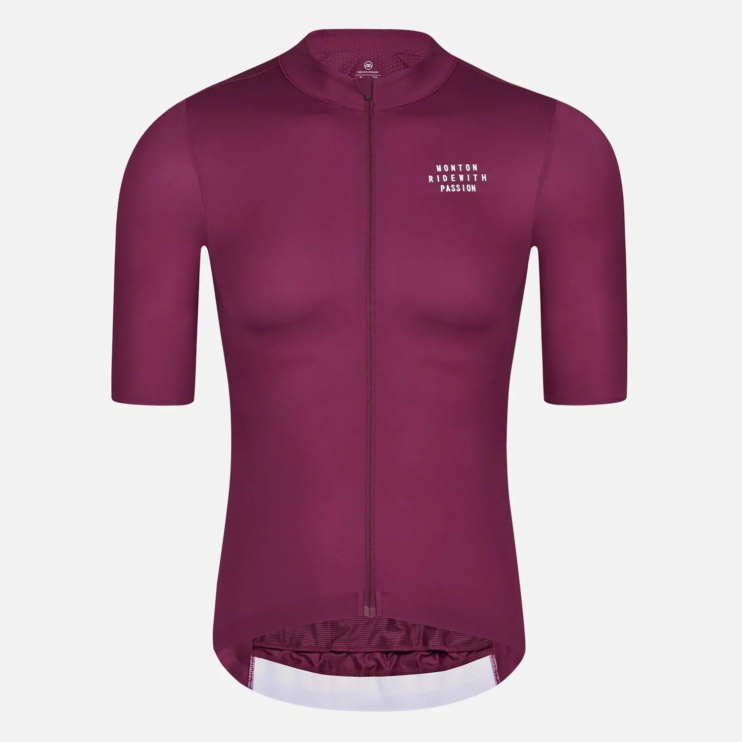 Cycling Jersey Mens PRO Obake Burgundy