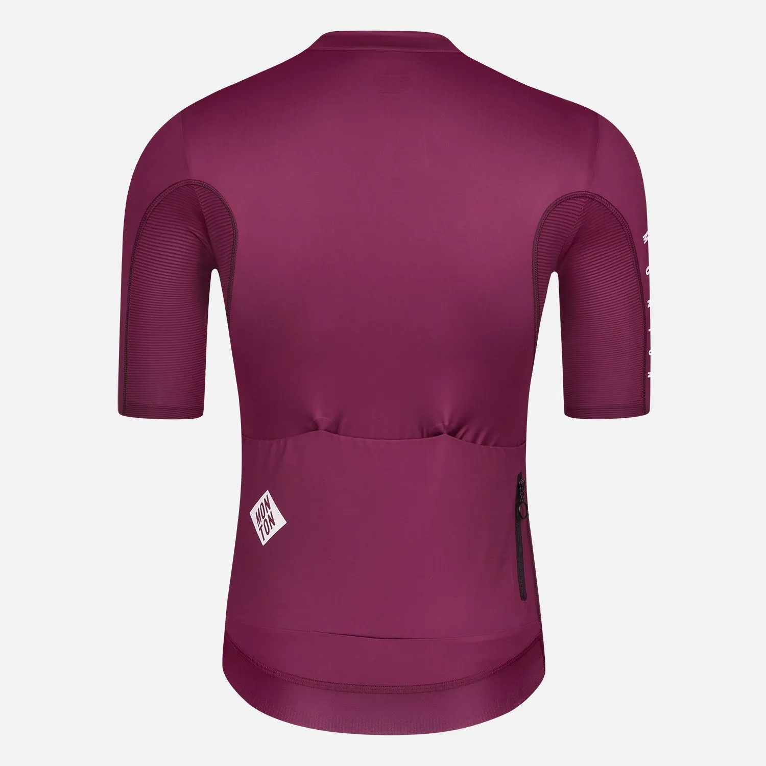 Cycling Jersey Mens PRO Obake Burgundy