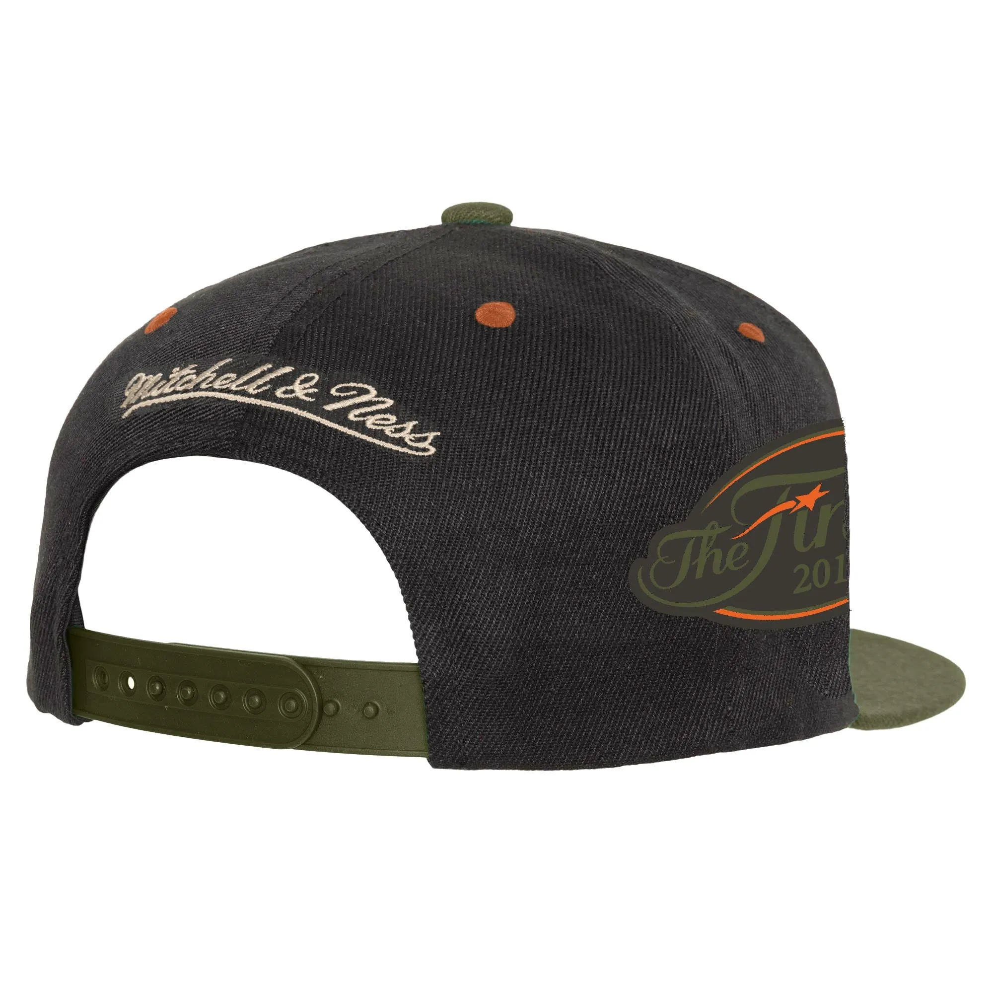 DALLAS MAVERICKS MITCHELL & NESS HARDWOOD CLASSIC 2TONED FLIGHT OFFSET SNAPBACK