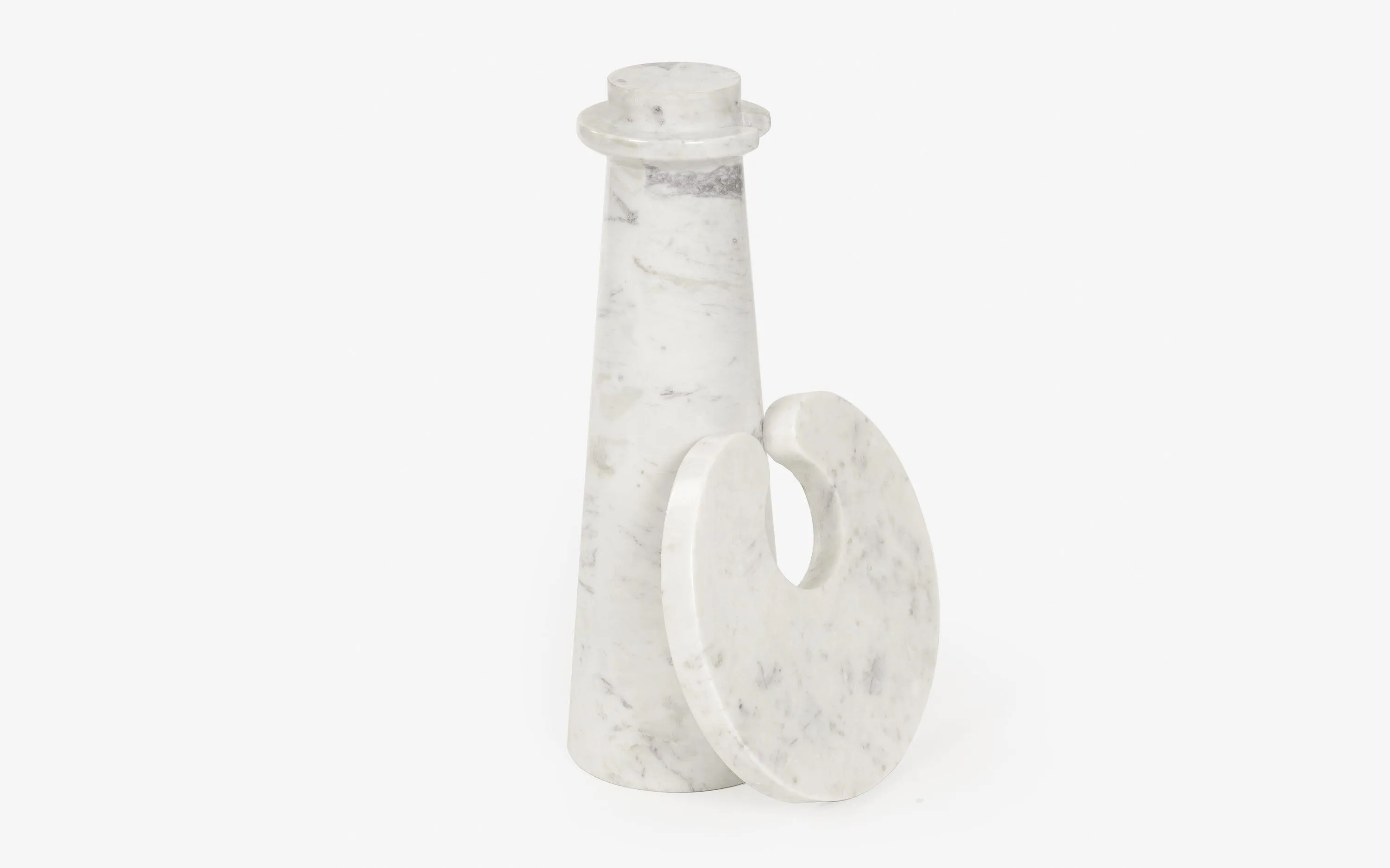 Fior Side Table | Marble End Table for Bedroom