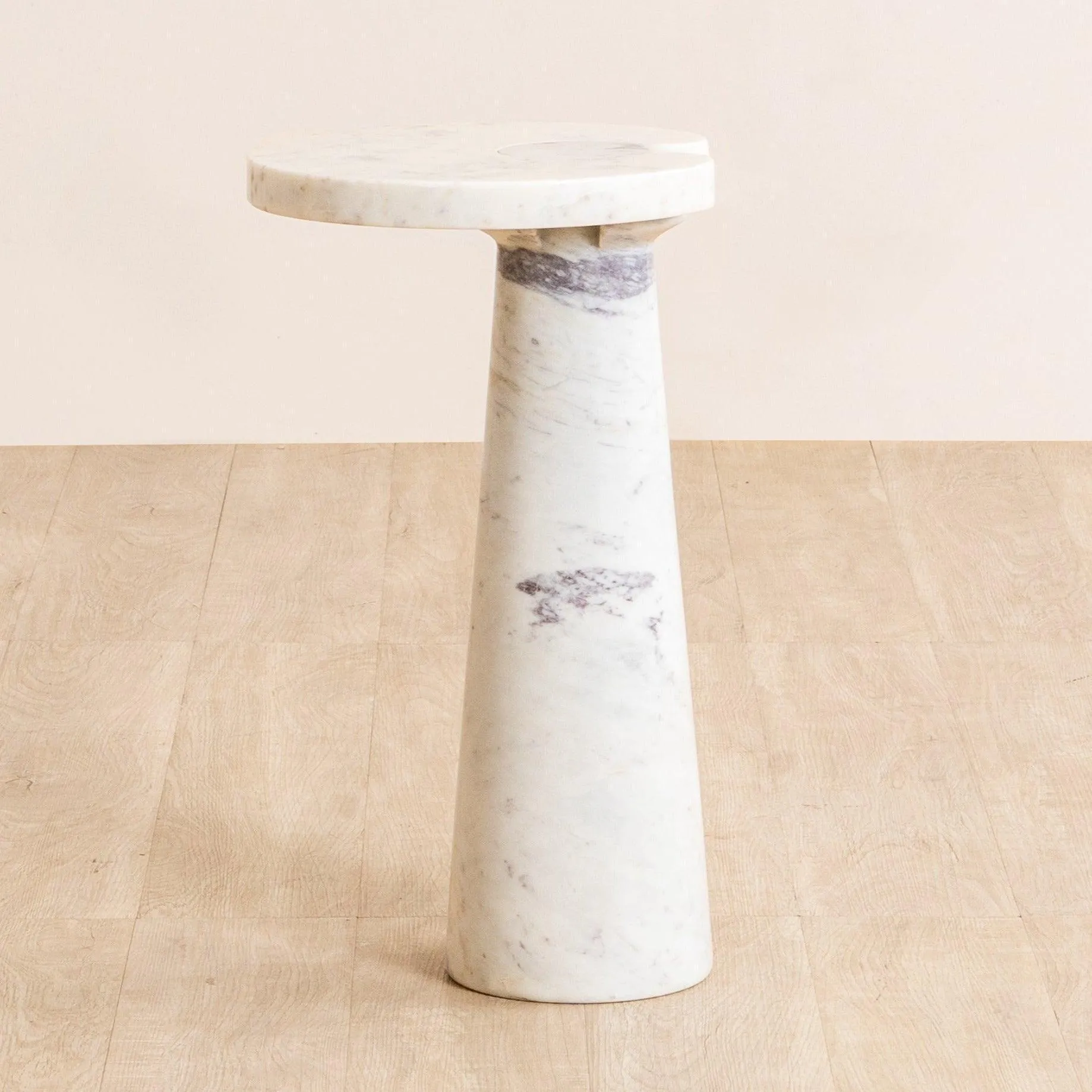 Fior Side Table | Marble End Table for Bedroom