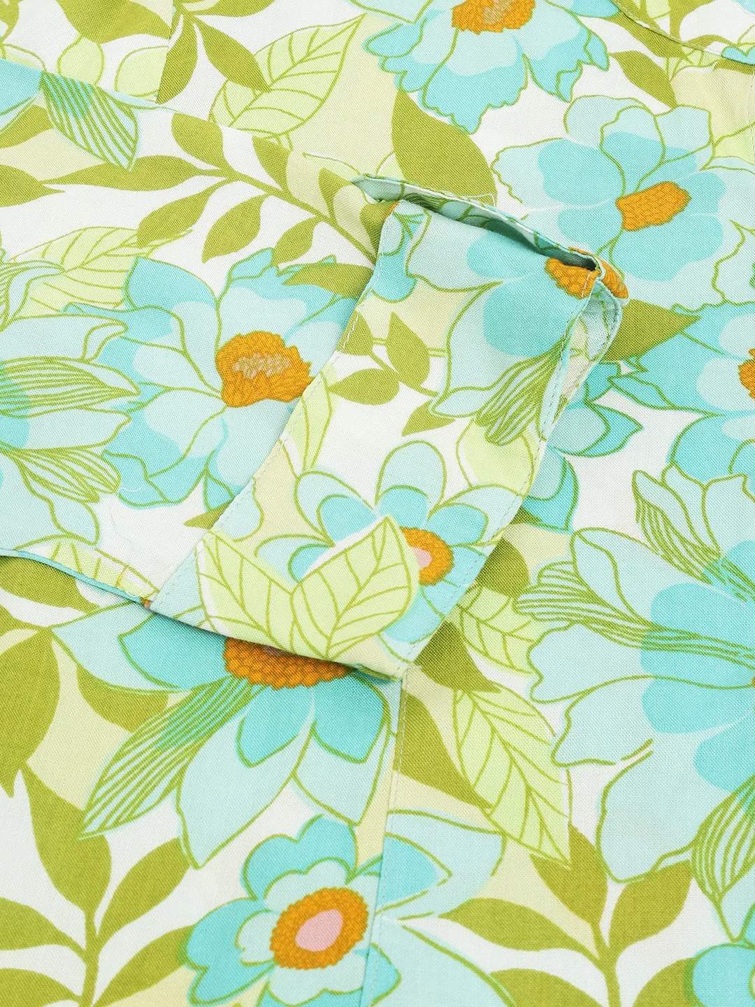 Floral Printed Rayon Regular Top