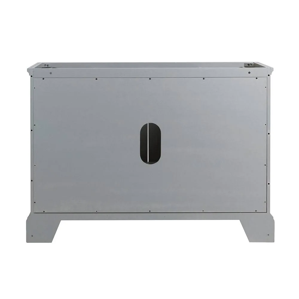 Fresca FCB2448GRV Windsor 48" Gray Textured Traditional Bathroom Cabinet