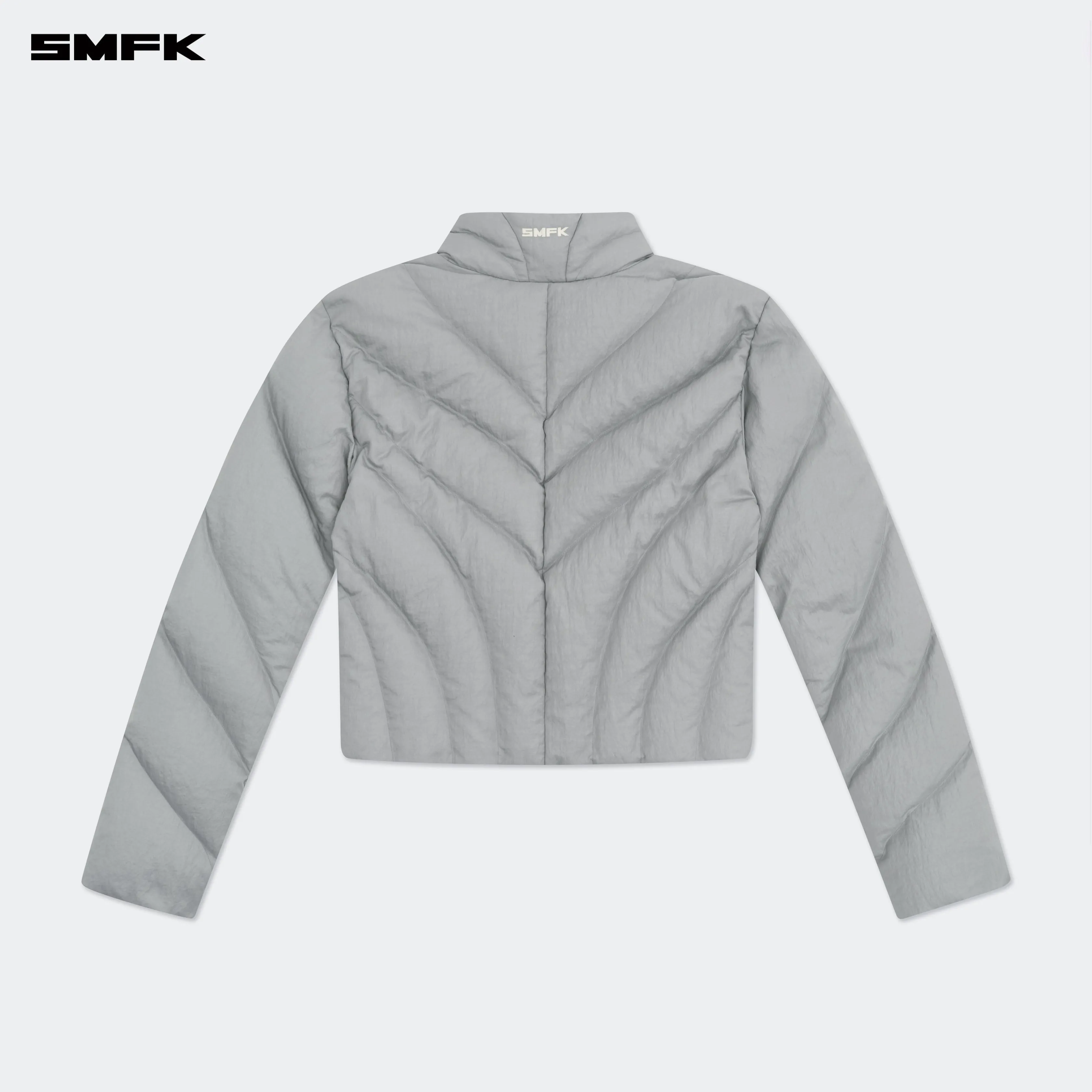 FUTURE Storm Down Puff Jacket In Gray