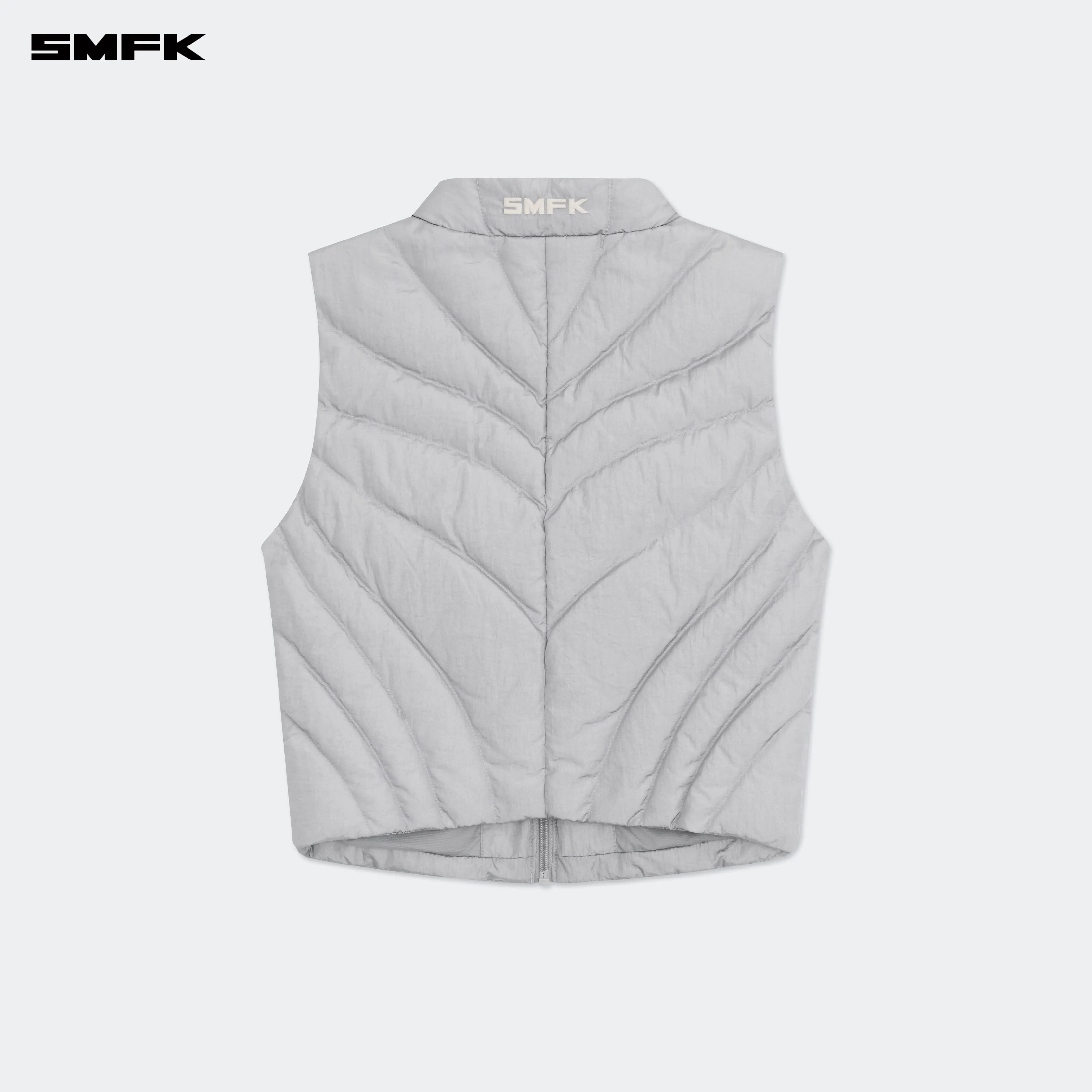 Future Storm Puff Vest Jacket Gray