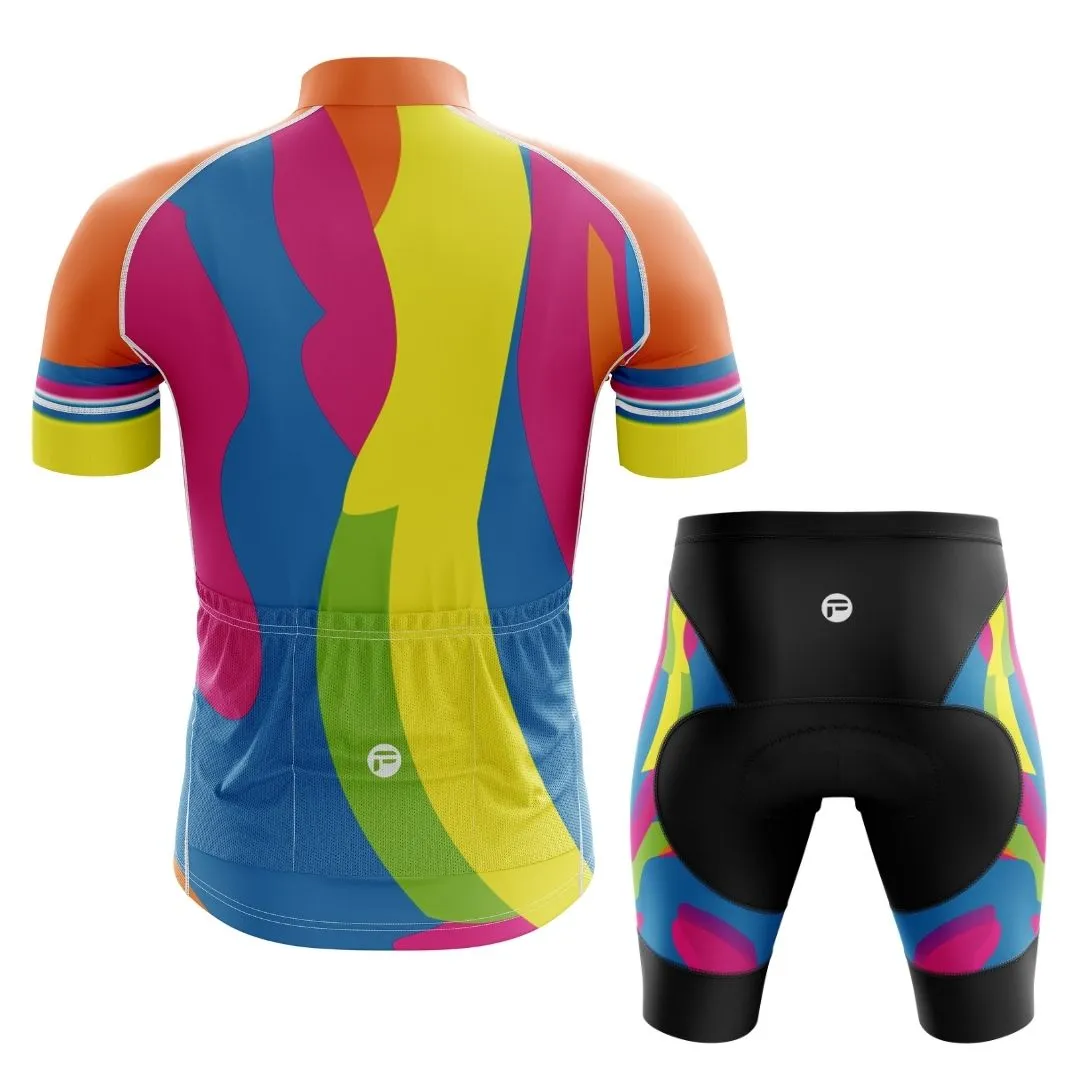 Harmony Hues | Men's Short Sleeve Cycling Set