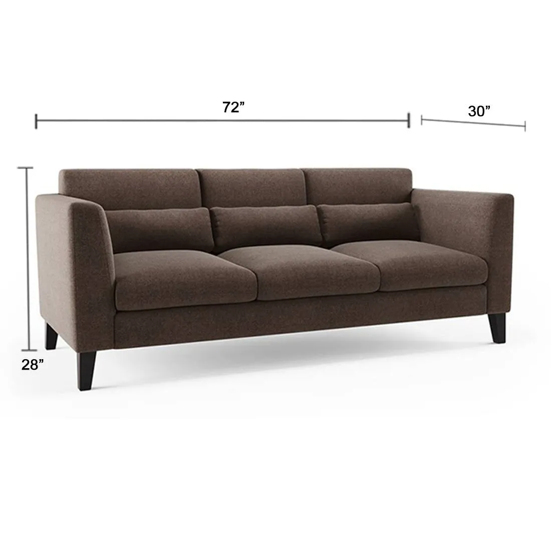 Hawk 6 Seater L Shape Sofa For Living Room - 3 2 1