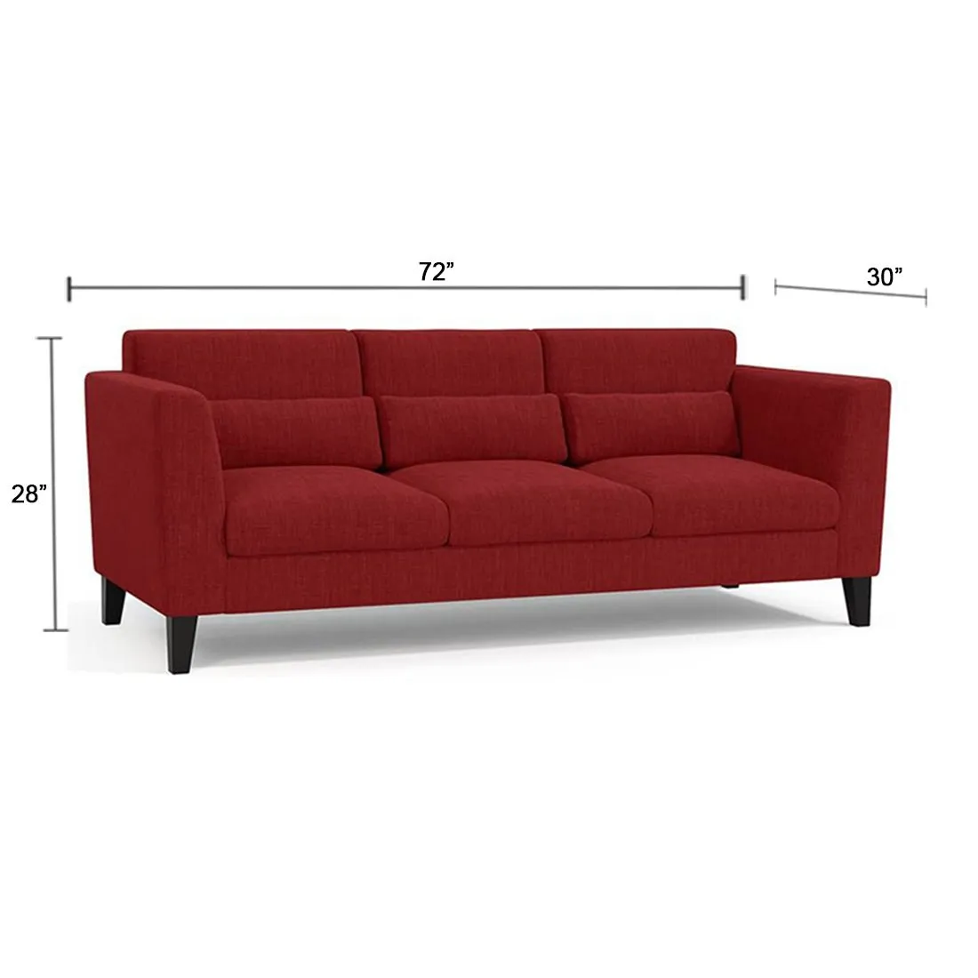 Hawk 6 Seater L Shape Sofa For Living Room - 3 2 1