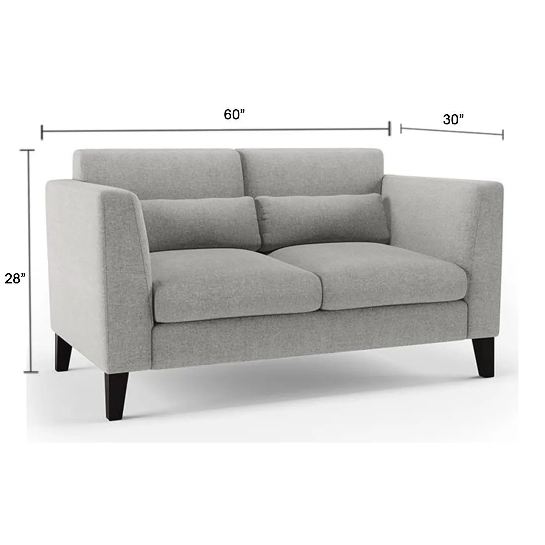 Hawk 6 Seater L Shape Sofa For Living Room - 3 2 1