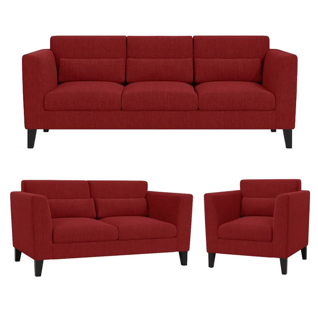 Hawk 6 Seater L Shape Sofa For Living Room - 3 2 1
