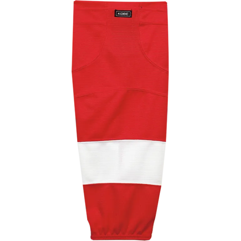 Kobe Sportswear K3GS00A Pro Series Detroit Red Wings Away Mesh Ice Hockey Socks