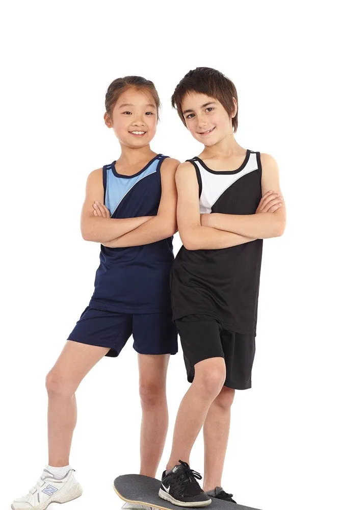 KQS01 CF Kids Sports Singlet