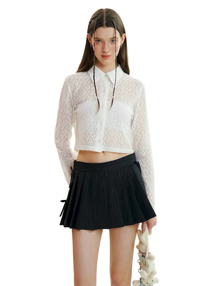 Lightweight Breathable Premium Texture Slim Blouse【s0000008691】