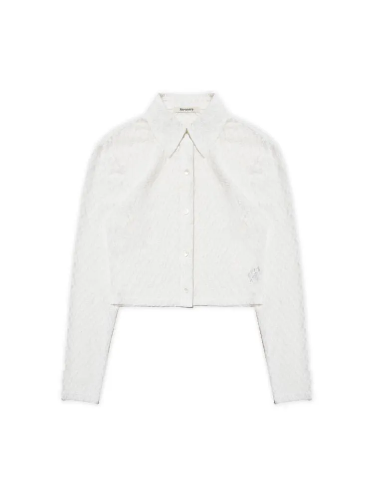 Lightweight Breathable Premium Texture Slim Blouse【s0000008691】