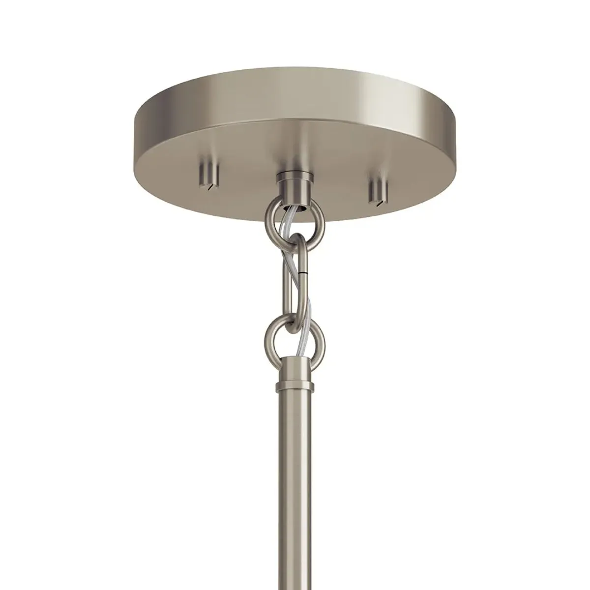Madden 38" 6-Light Chandelier, Brushed Nickel Finish