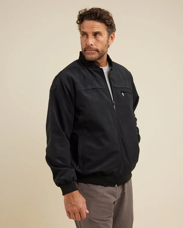 Microfibre Bomber Jacket