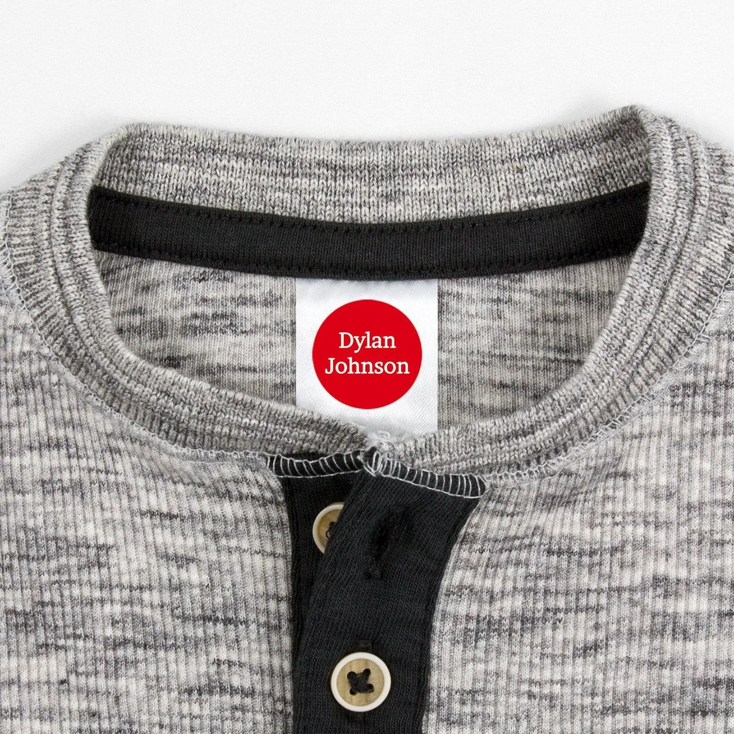 One Color Clothing Labels