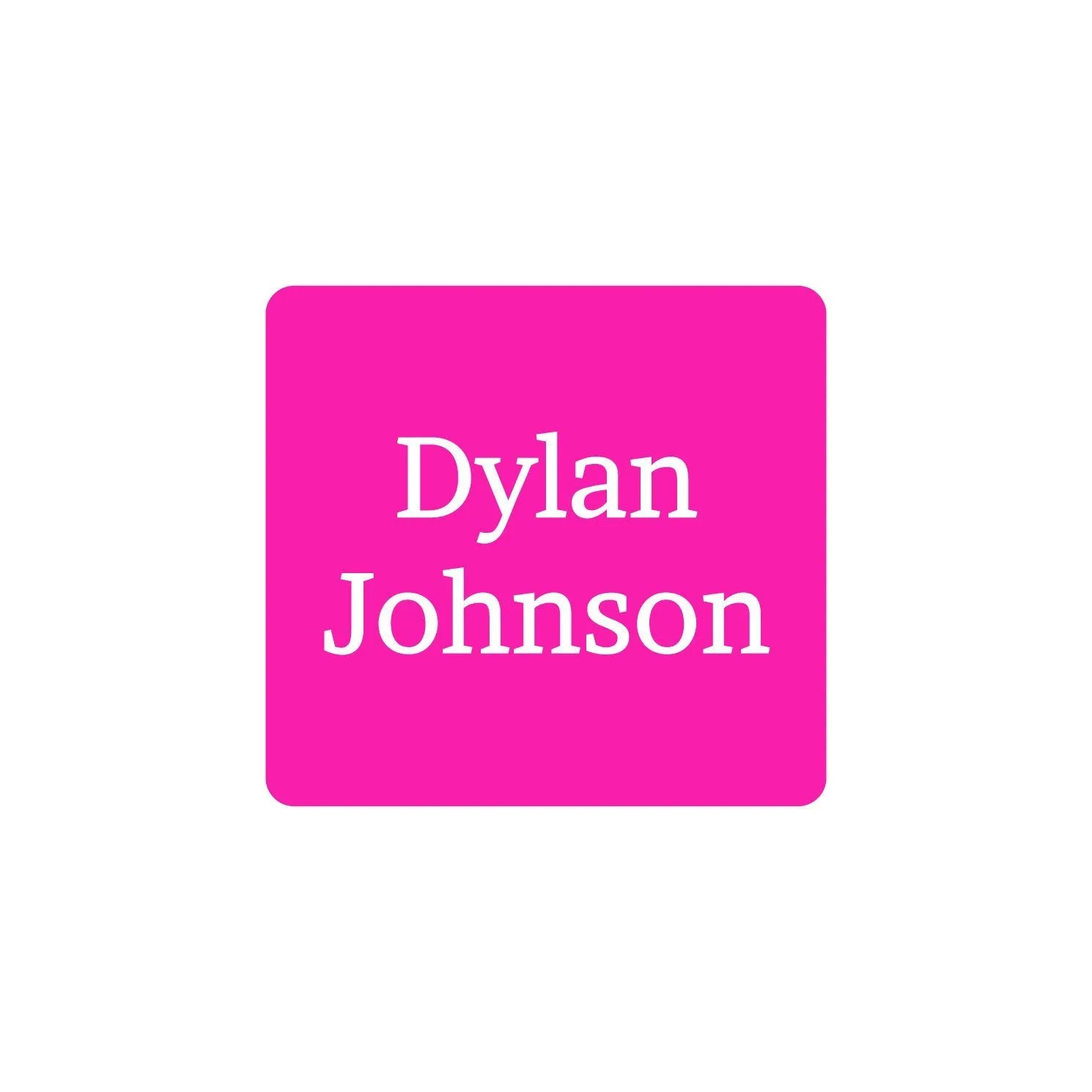 One Color Clothing Labels