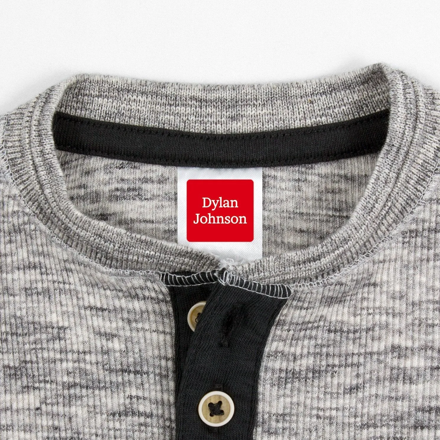One Color Clothing Labels