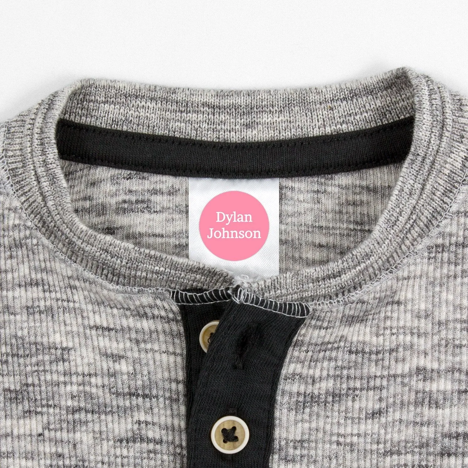 One Color Clothing Labels