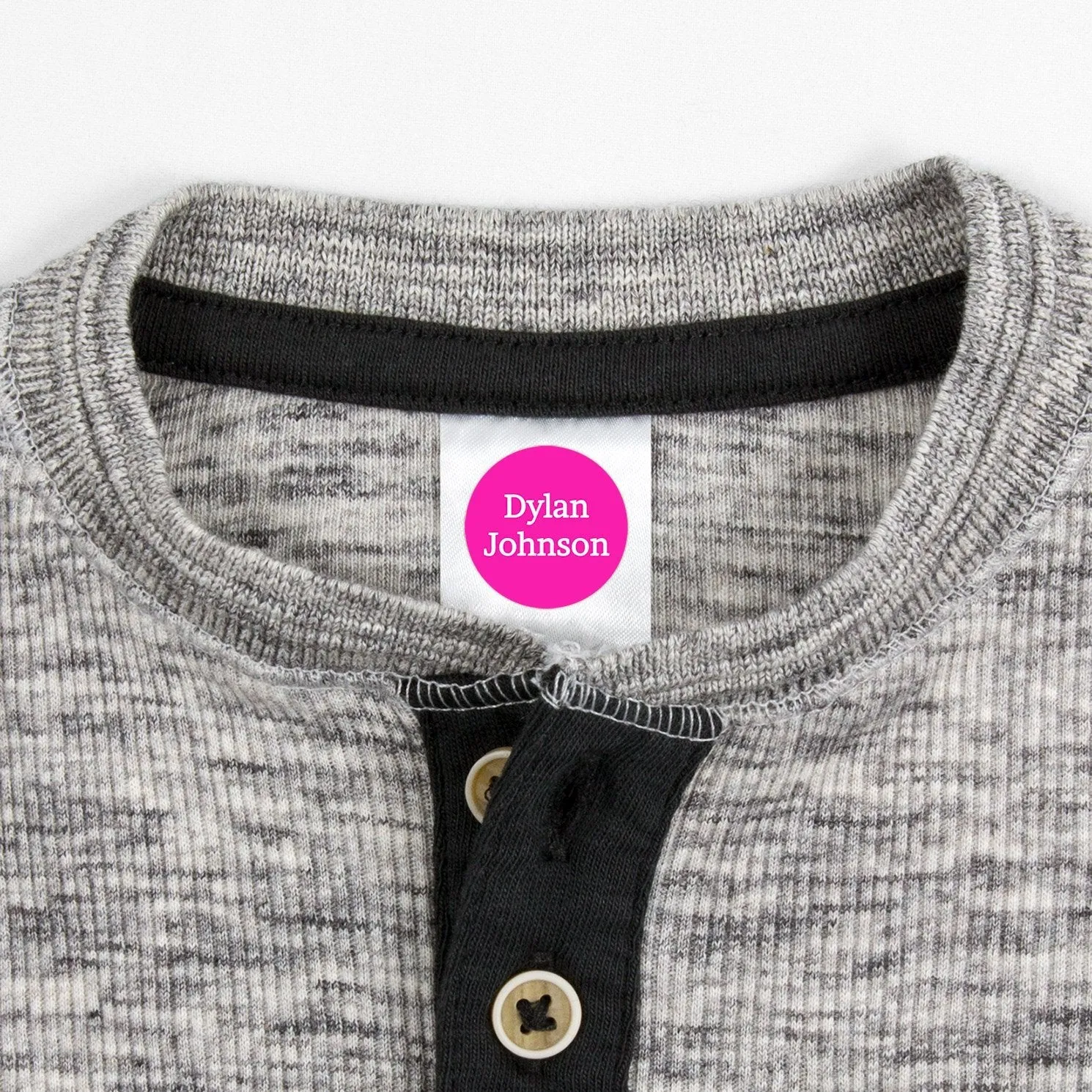 One Color Clothing Labels