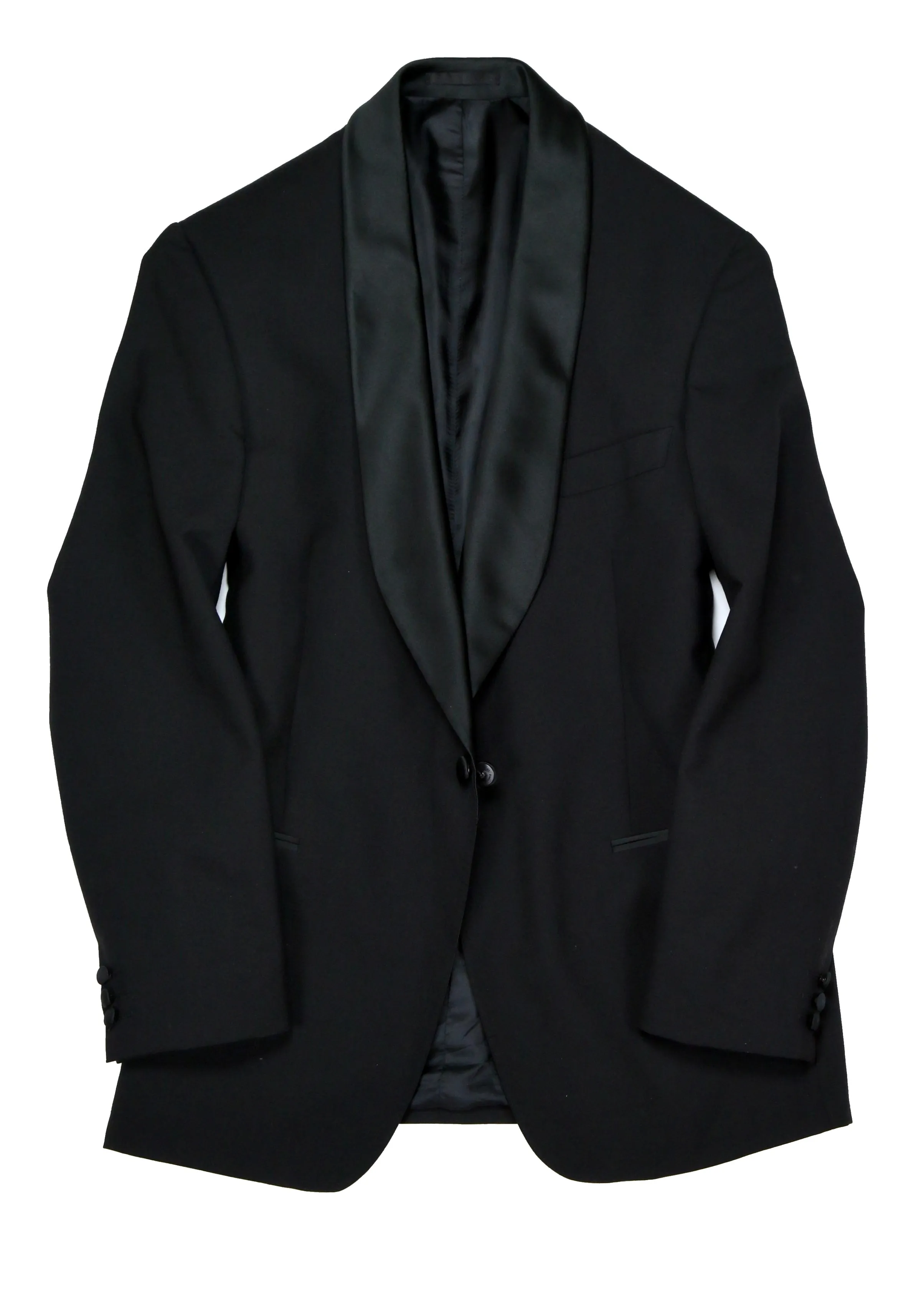 Oscar Jacobson - Black Shawl Lapel Tuxedo Jacket 52