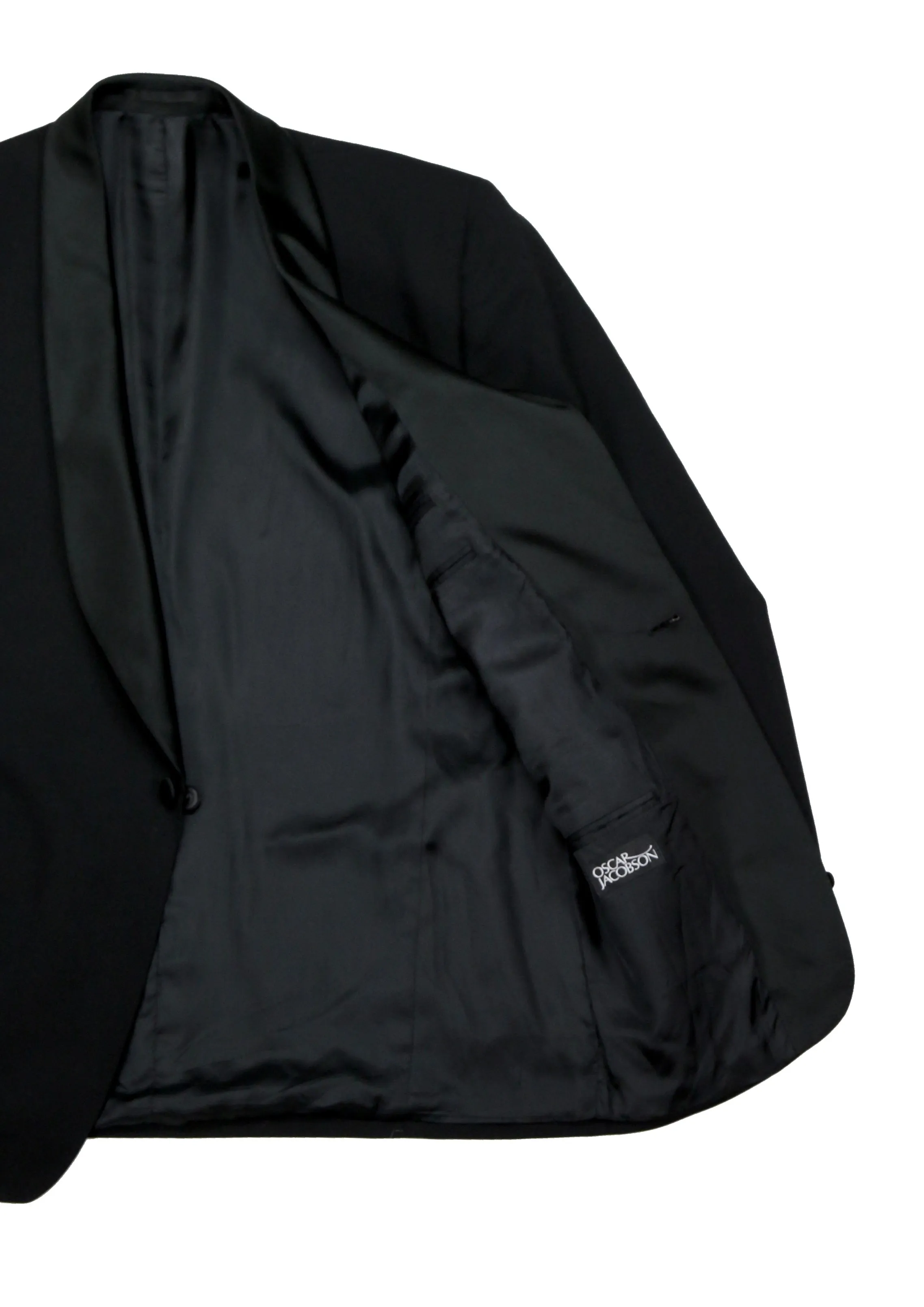 Oscar Jacobson - Black Shawl Lapel Tuxedo Jacket 52
