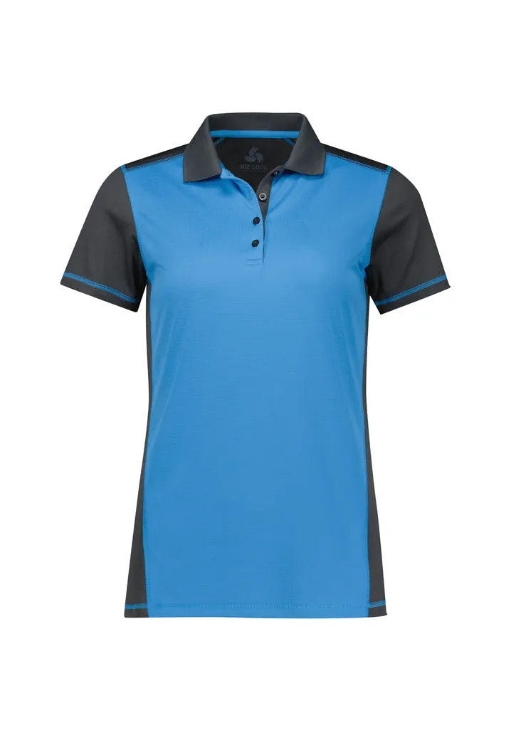 P419LS BizCollection Womens Dart Short Sleeve Polo