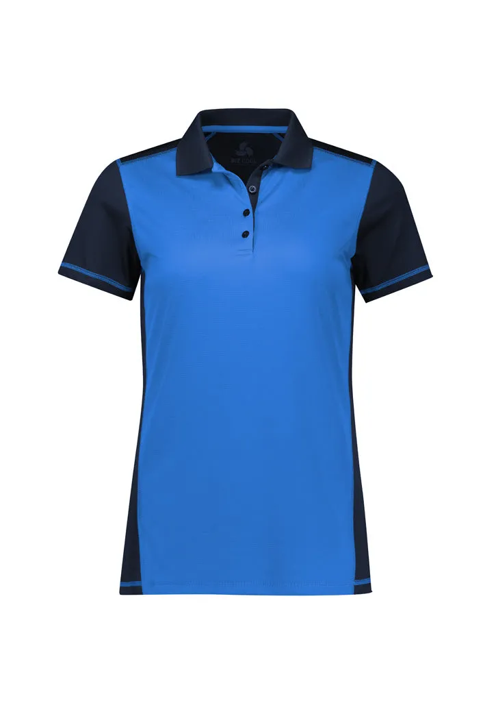 P419LS BizCollection Womens Dart Short Sleeve Polo