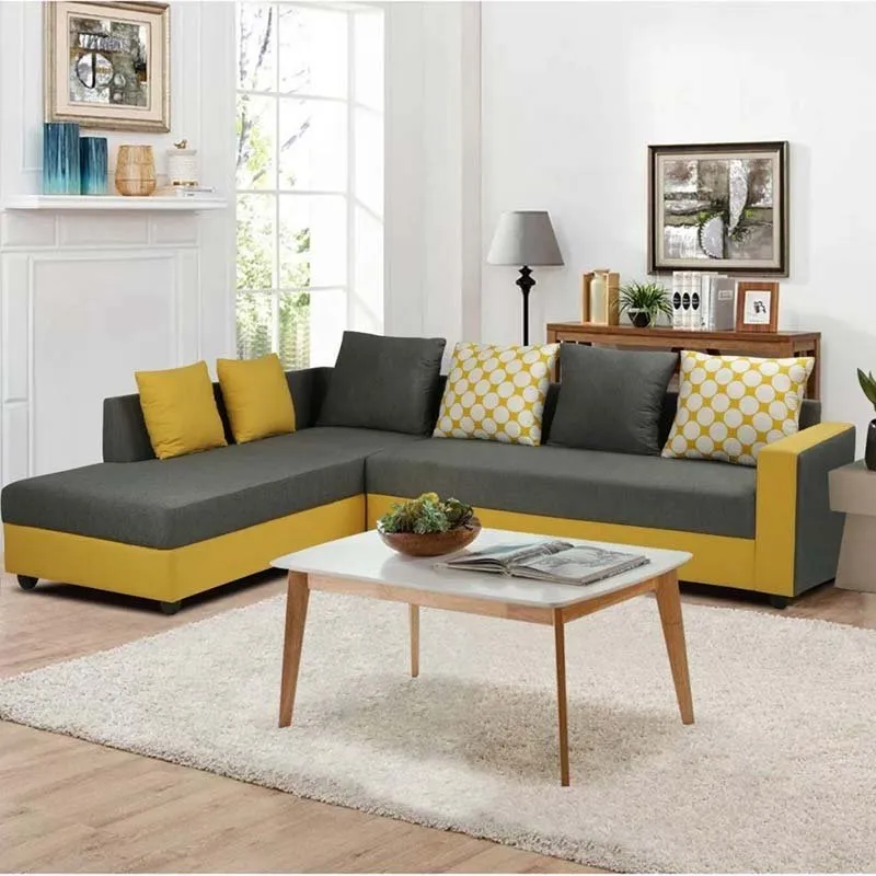 Santina 6 Seater L-Shape Sofa Set for Living Room