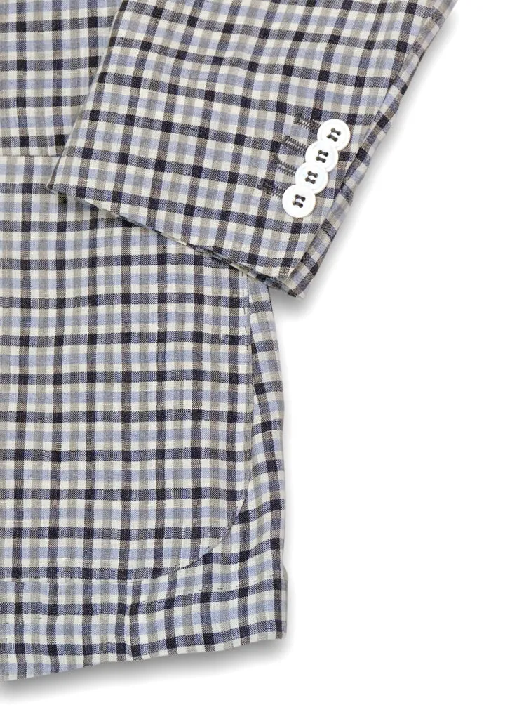 SIR - Checked Linen Sports Jacket 48