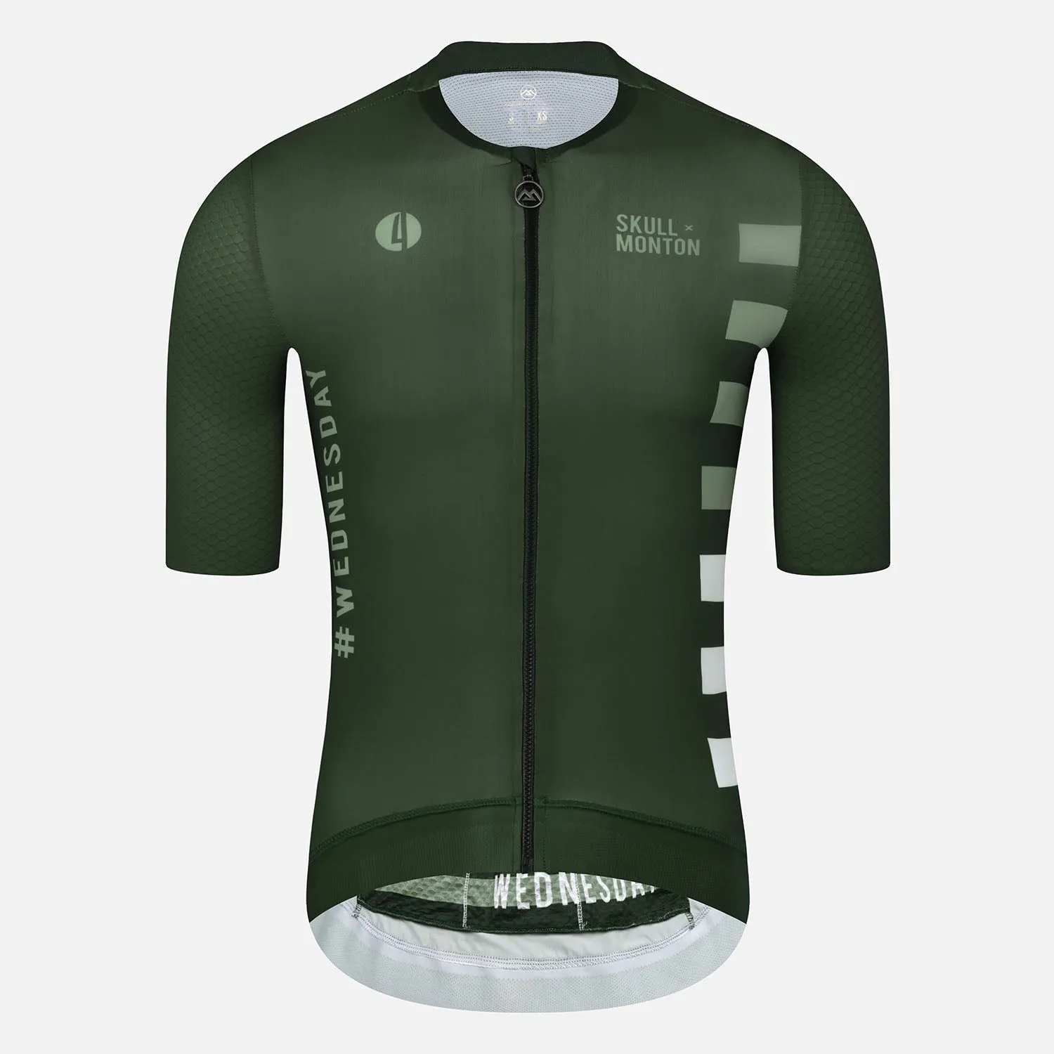 Skull Monton Cycling Jersey Mens Sunday II Red