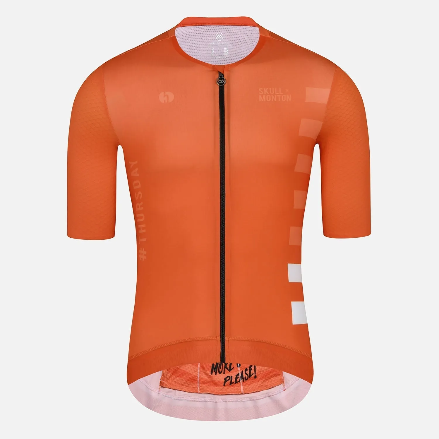 Skull Monton Cycling Jersey Mens Sunday II Red