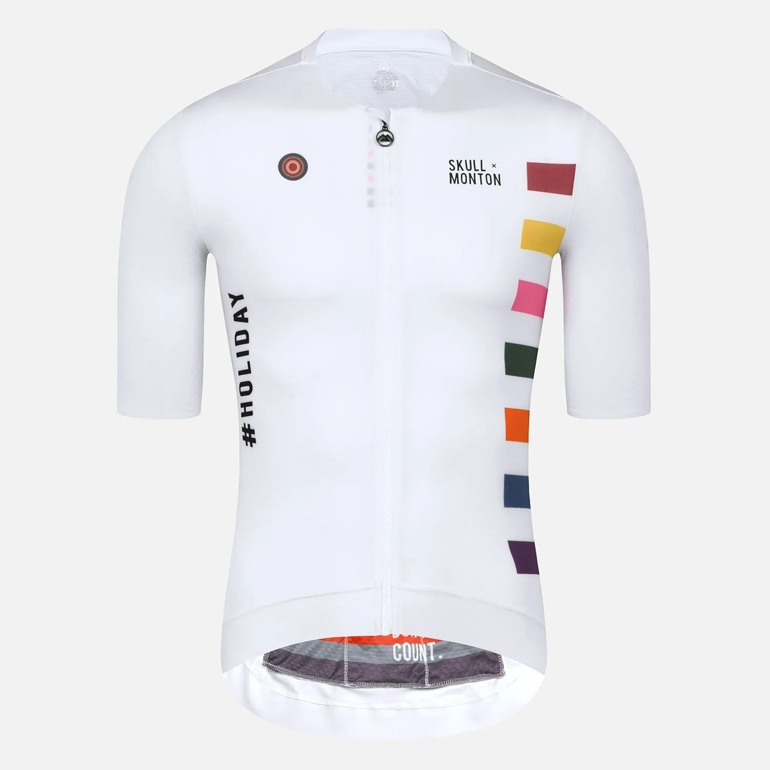 Skull Monton Cycling Jersey Mens Sunday II Red