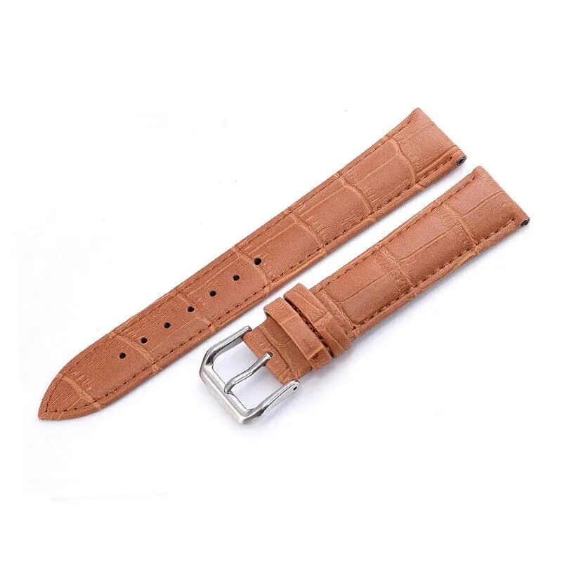 Snakeskin Leather Watch Straps Compatible with the Samsung Galaxy Watch 4 Classic (42mm & 46mm)