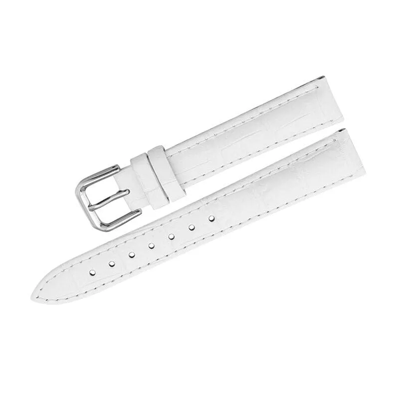 Snakeskin Leather Watch Straps Compatible with the Samsung Galaxy Watch 4 Classic (42mm & 46mm)