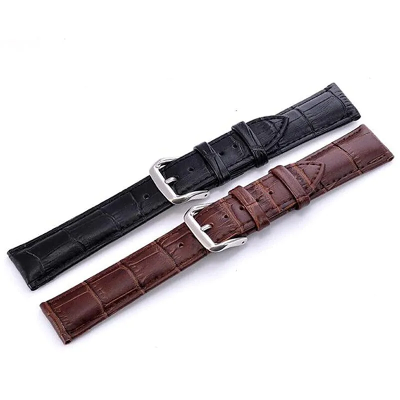 Snakeskin Leather Watch Straps Compatible with the Samsung Galaxy Watch 4 Classic (42mm & 46mm)
