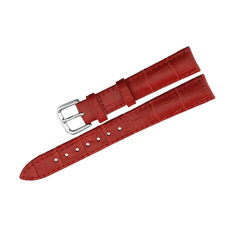 Snakeskin Leather Watch Straps Compatible with the Samsung Galaxy Watch 4 Classic (42mm & 46mm)